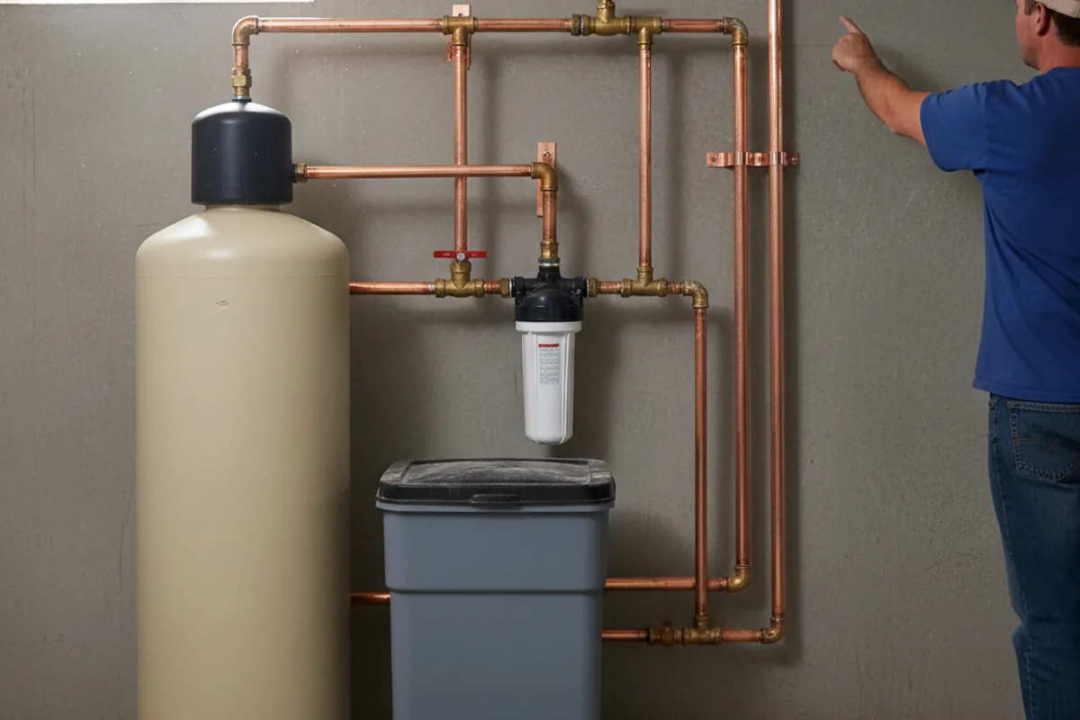 Whole-house water treatment system installed in Grimesland